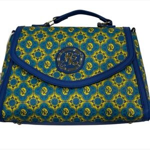 Loungefly Disney Riviera Resort Minnie Blue Crossbody Bag